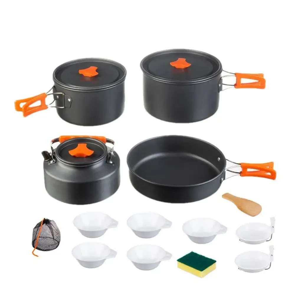 Portable Camping Cookware Set - Complete Outdoor Cooking Kit