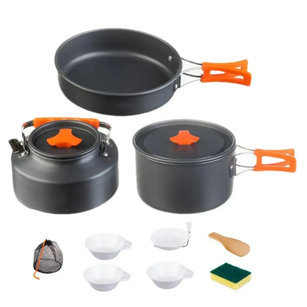 Portable Camping Cookware Set - Complete Outdoor Cooking Kit