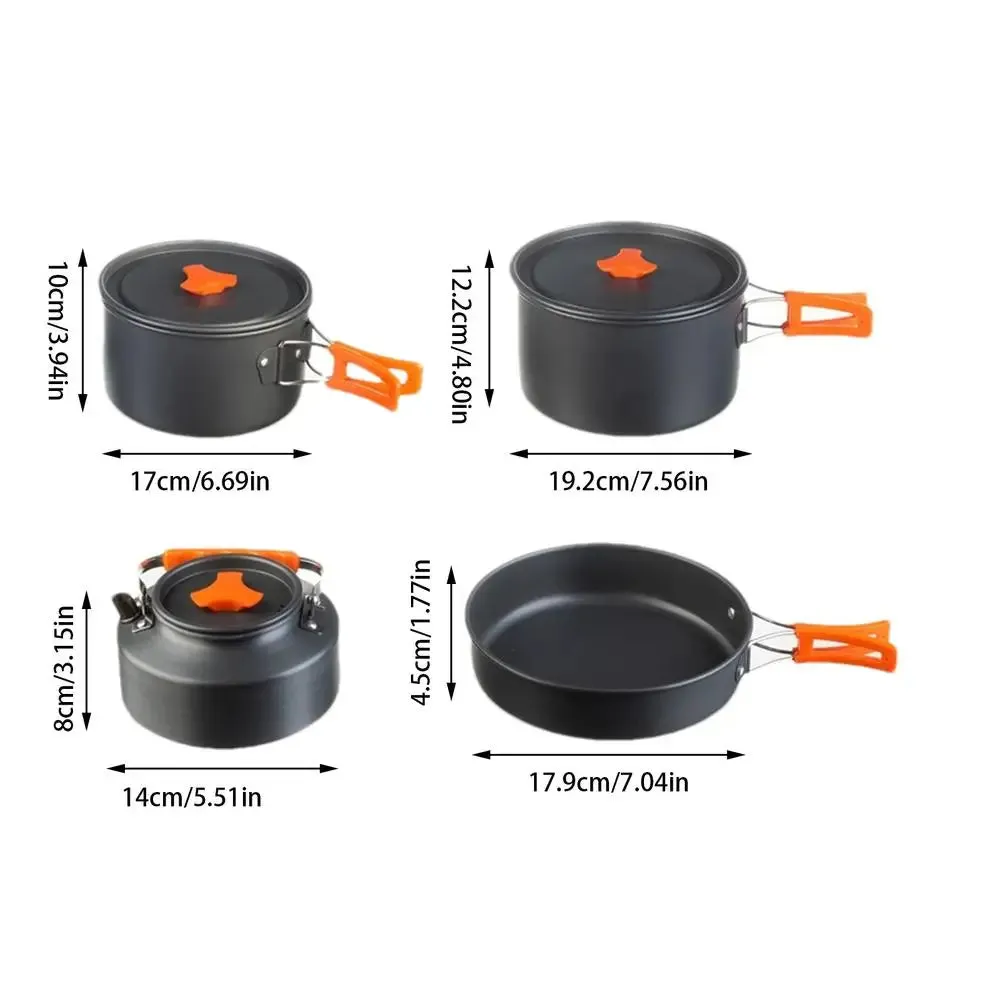 Portable Camping Cookware Set - Complete Outdoor Cooking Kit