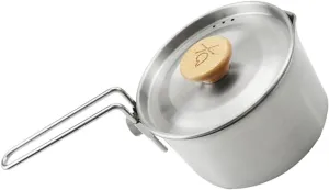 Portable Camping Kettle Multi Functional Outdoor Cooking Pot for Hiking Picnics Bbqs and More Durable Lightweight Design for Easy Carrying and Use