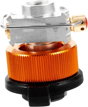 Portable Camping Propane Adapter Tank Converter for Outdoor Use Wear Resistant Design for Efficient Propane for Camp Stoves and Heaters