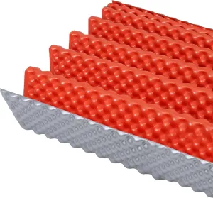 Portable Foam Sleeping Pad, Insulated R-Value 2.1 Foldable Sleeping Pad Mat Apply to Camping Hiking (72 x 22, Orange)