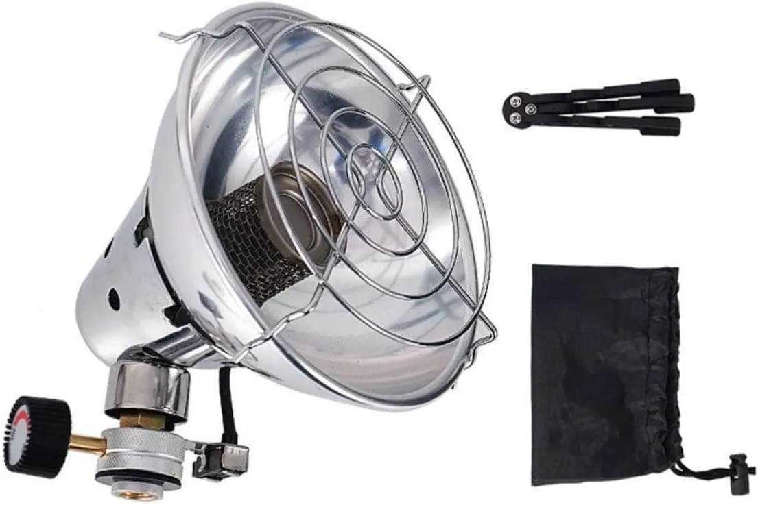 Portable Gas Heater Stove Stainless Steel Heating Warmer for Outdoor Camping Equipment Gas Heater Stove