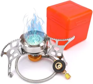 Portable Gas Stove Split Gas Furnace Outdoor Camping Stove Piezo Ignition Stove/Manual Ignition Stove