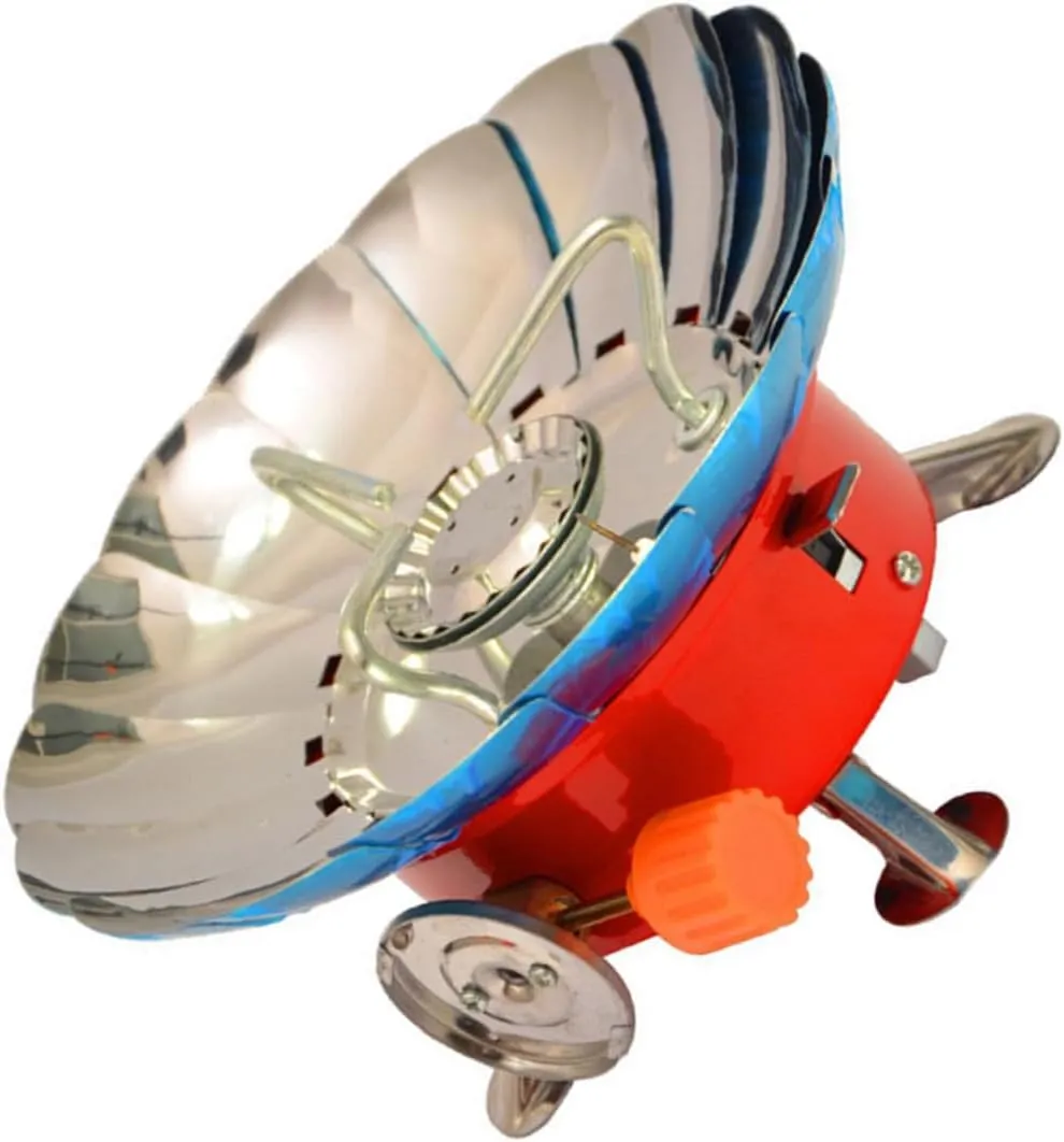 Portable Gas Stove with Windproof Plates for Camping and Picnics Lightweight Burner for Outdoor Cooking Needs Easy Setup for Delicious Meals