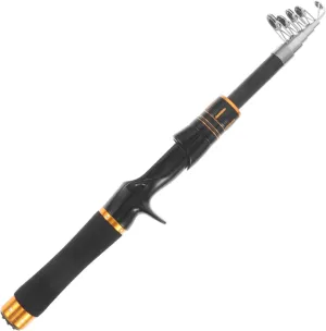 Portable Telescoping Fishing Pole Lightweight and Compact Sea and Freshwater Fishing Rod for Men and Women Ergonomic Handle for Comfort for Backpacking and Travel