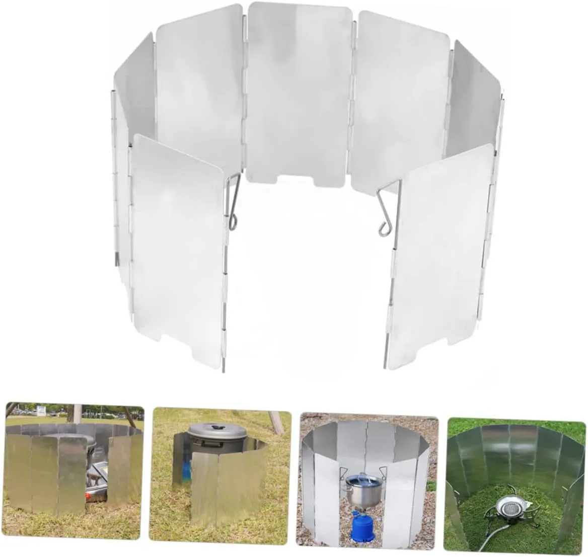 Pot Windshield Outdoor Windshield Outdoor Stove Folding Stove Portable Camping Stove Windshield Outdoor