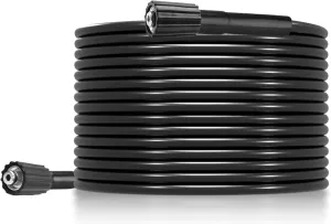 Pressure Washer Hose, Power Washer Hose with M22 Fitting,5800PSI 1/4" Kink-Free Pressure Washer Extension Hose, Replacement Power Washer Hose for Gas Electric Pressure Washers (25FT)
