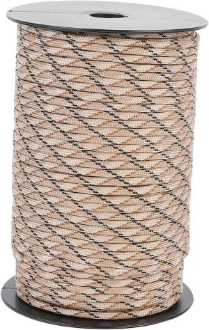 Professional Outdoor Emergency Rescue Rope 100m No Stretch Tent Rope Camping Hiking Supplies