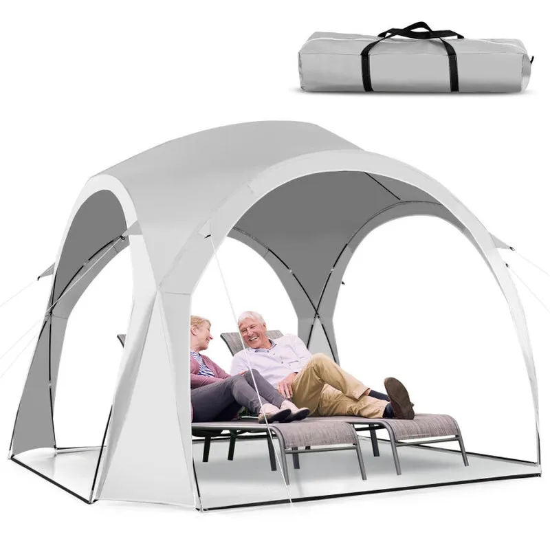 Professional title: "Portable 11 x 11 Feet Patio Sun Shade Shelter Canopy Tent with UPF 50  Protection for Outdoor Beach Activities - White"