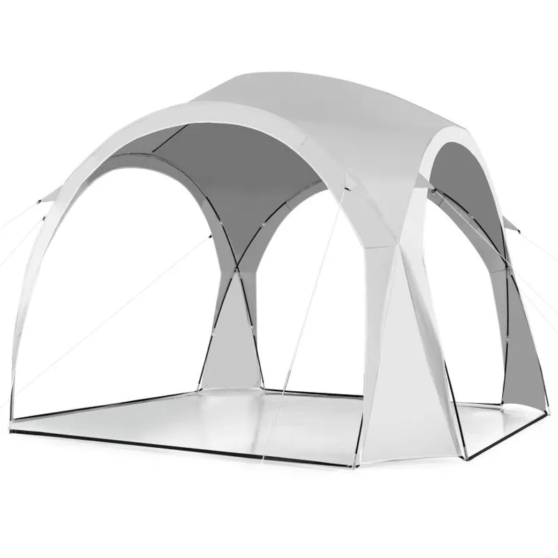 Professional title: "Portable 11 x 11 Feet Patio Sun Shade Shelter Canopy Tent with UPF 50  Protection for Outdoor Beach Activities - White"