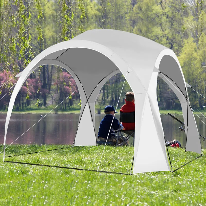 Professional title: "Portable 11 x 11 Feet Patio Sun Shade Shelter Canopy Tent with UPF 50  Protection for Outdoor Beach Activities - White"