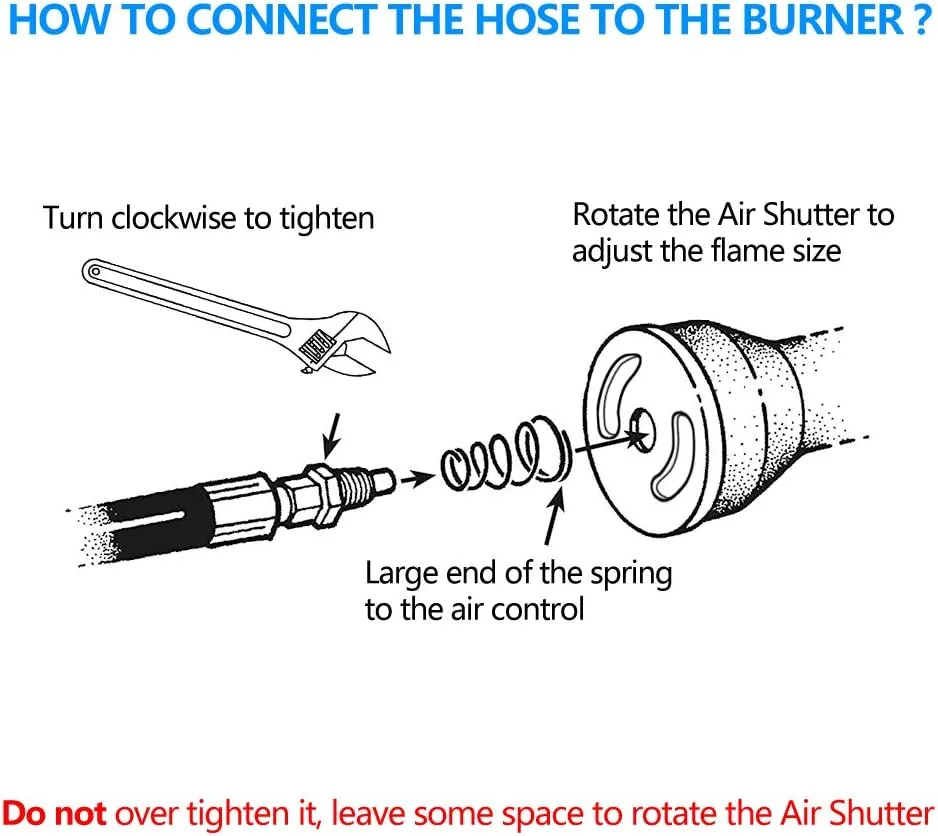 Propane Burners for Outdoor Cooking, 200,000 BTU/hr, Heavy Duty Single Burner Propane Gas Stove with 0-20 PSI Adjustable Regulator and 4ft Hose, Turkey Fryer Burner for Home Brewing, Round