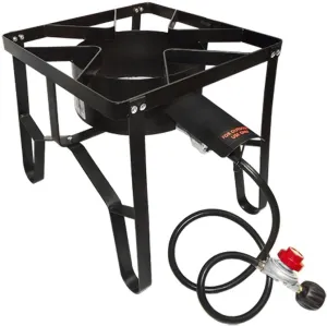 Propane Portable Gas Stove Burner Camper Cooker High Pressure UL Regulator BBQ