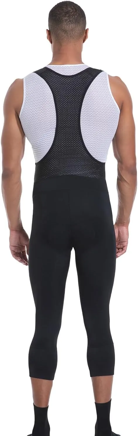 Przewalski Men's Cycling Bib Shorts,3/4 Bike Bib Pants 4D Padded,Cycling Bib Tights for Men