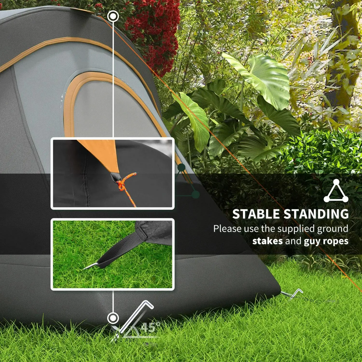 Quick dispatch Hiking Budget-friendly Protection UV Tunnel Shelter Man Multicolor Dome - 5-6 Outsunny Resistant 3000mm Camping Water Tent