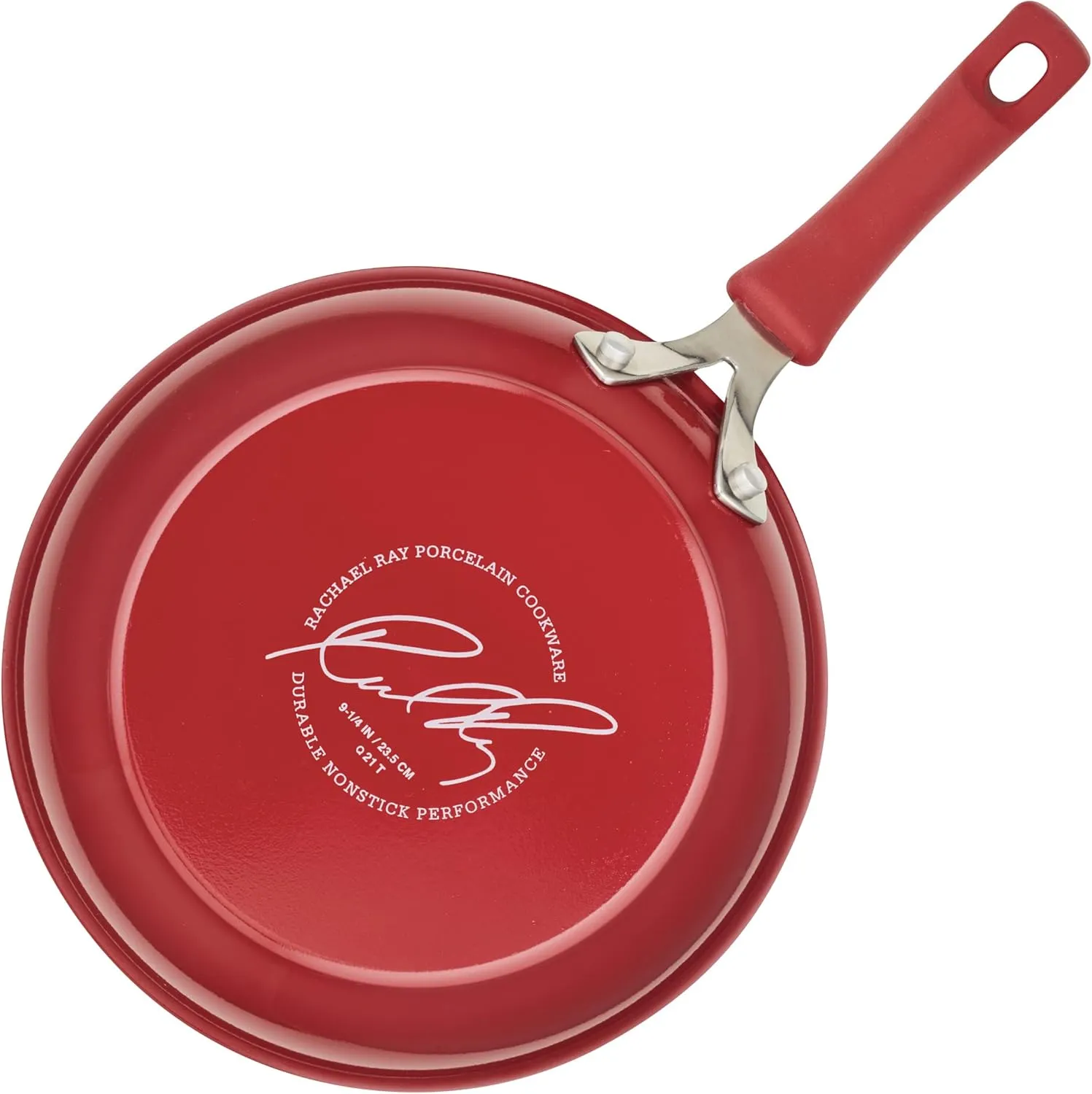 Rachael Ray Cook   Create Nonstick Frying Pans/Skillet Set, 9.5 Inch and 11.75 Inch, Red