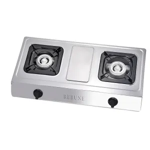 Rebune Gas Stove 2 Burner - RE-4-046