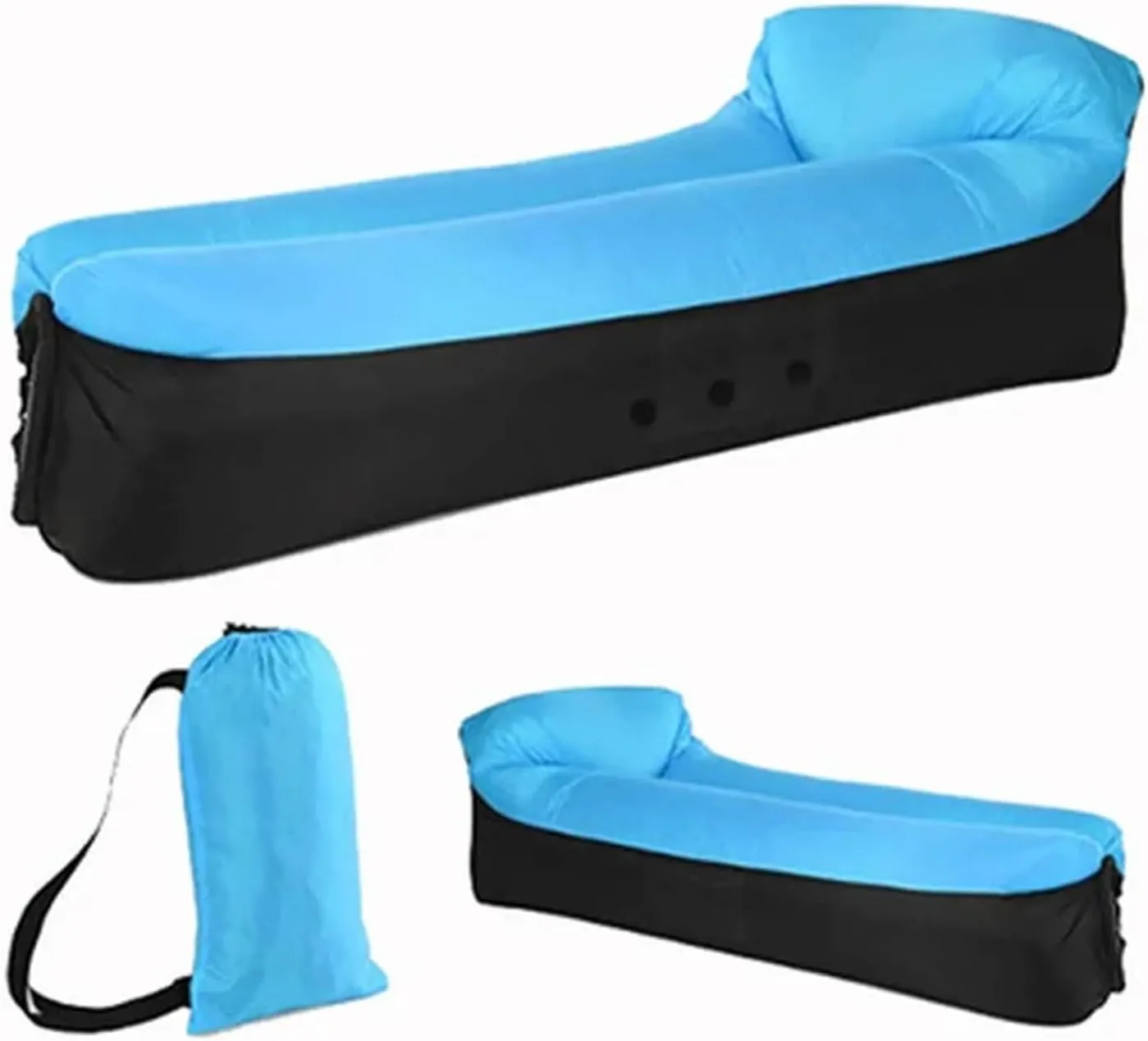 Recliner Inflatable Sofa Bag Camping Lazy Sleeping Bags Air Bed Adult Beach Lounge Chair Folding Camping Sleeping Bag Portable