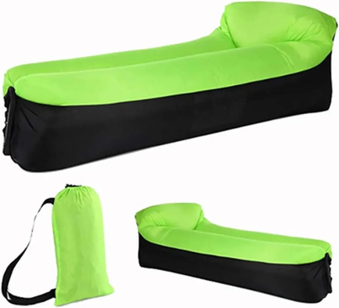 Recliner Inflatable Sofa Bag Camping Lazy Sleeping Bags Air Bed Adult Beach Lounge Chair Folding Camping Sleeping Bag Portable