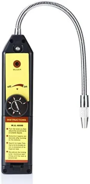 Refrigerant Freon Leak Detector with Indicator Light, High Accuracy and Halogen Gas Leakage Tester for HFCs CFCs CFCs Halogen R134a R410a R22a Air Condition HVAC