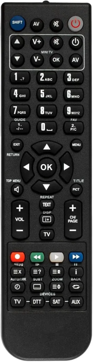 Replacement Remote for TOPFIELD TP850 TRF2200 TRF2460 TRF5300 TF-T6211HDPVR #Renmote688767