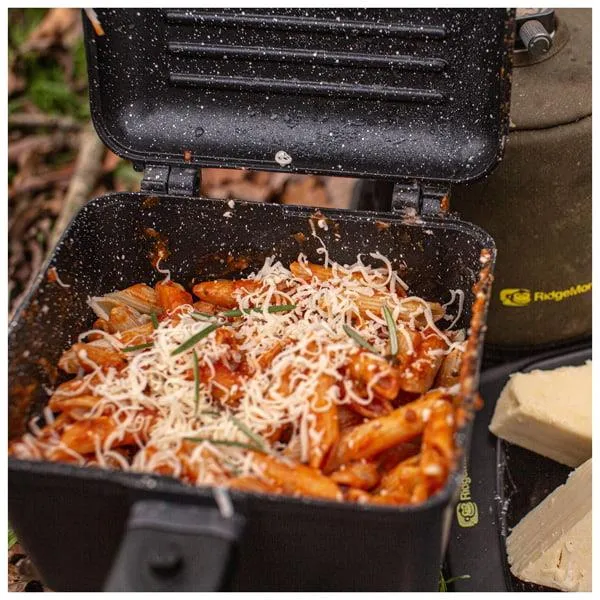 Ridgemonkey XL Connect Deep Pan & Griddle Granite Edition Fishing Camping Cook