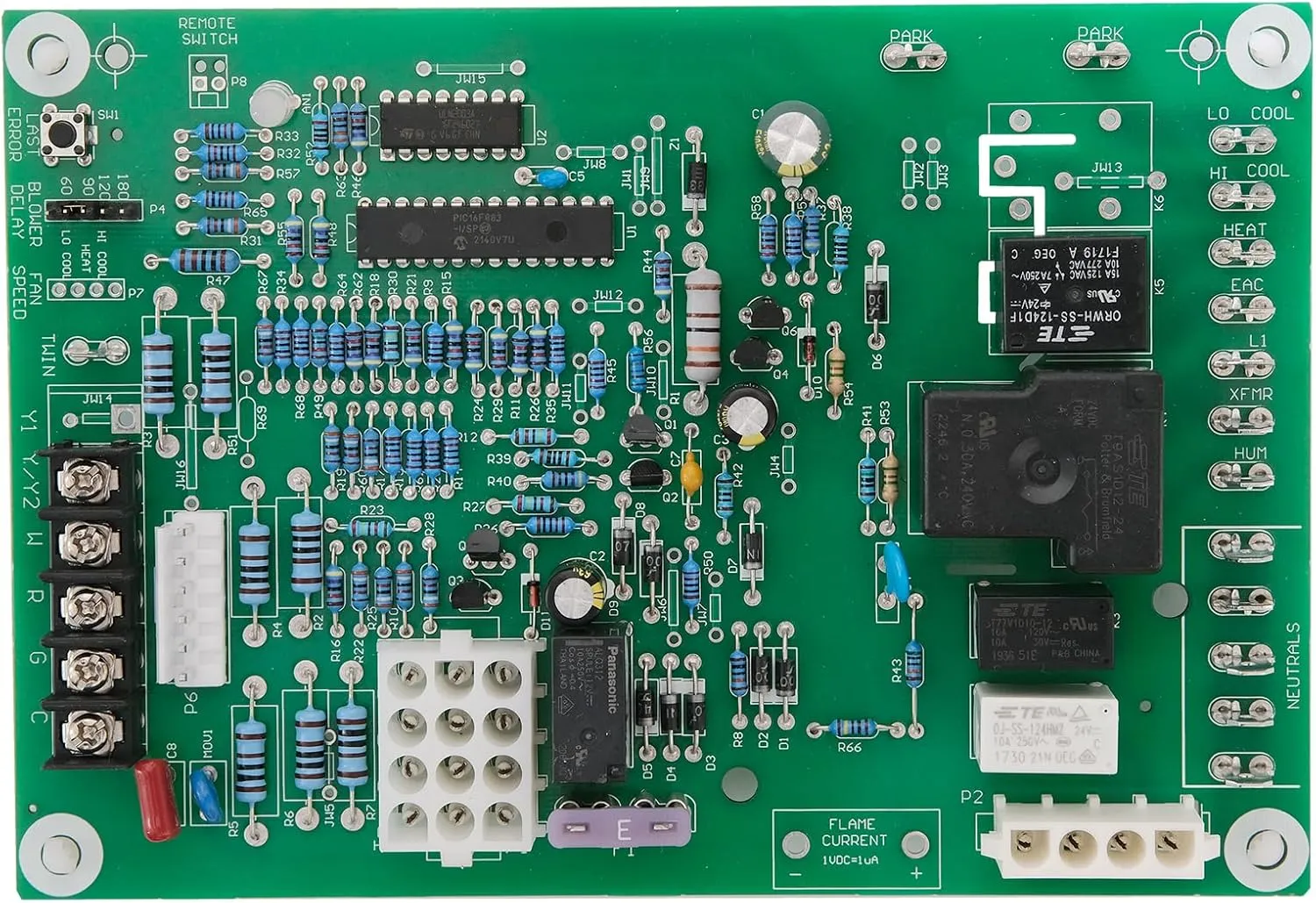 S1-33103010000 Furnace Control Board Replacement, Compatible with York,Luxaire, Coleman Integrated Control Furnaces,Replace York 031-01267-001A Inte-grated Furnace Control Board, 120V Ignitor