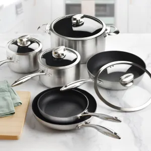 Scanpan CX  10 Piece Stainless Steel Nonstick Cookware Set