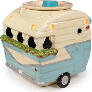 Scentsationals Wax Melt Warmer, Wax Warmer for Scented Wax Melts - Retro Collection Vintage Oldies Antique Camper - Candle Wax Melter for Fragrance Cubes and Tarts