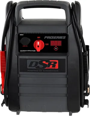 Schumacher Electric DSR ProSeries DSR167 Jump Starter, Inverter, and Portable Power Station with AC, 12-Volt DC, and USB Outlets, 2250 Amps, 12 Volt, 400 Watt, Black and Gray, 1 Unit