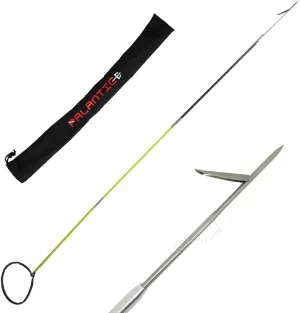 Scuba Choice Hybrid Hawaiian Sling Travel Spearfishing Pole Spear with Single Barb Tip (3-Piece), 7-Foot, Yellow
