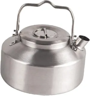 SECFOU Convenient Camping Water Pot Portable Stovetop Kettle Large Capacity Stainless Steel Outdoor Tea and Coffee Maker