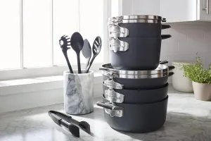 Select by Calphalon® Space-Saving Hard-Anodized Nonstick 14-Piece Cookware Set
