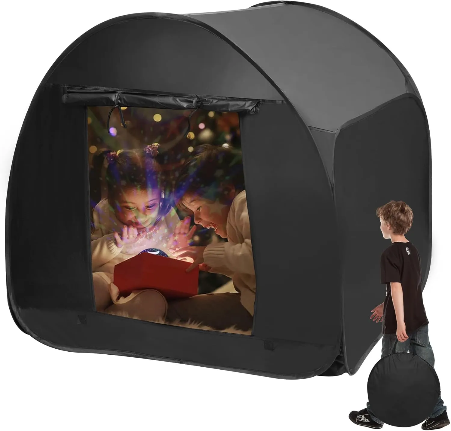 Sensory Tent for Kids 35.4 * 35.4 * 35.4 in - Portable Pop-up Play Tent for Calming Down & Improving Focus - Ideal for Children with Autism, ADHD, & Sensory Processing Disorder (SPD)