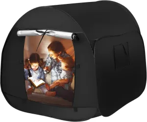Sensory Tent for Kids with Autism - Calming Tent for Kids 5-7 Or Children 8-12, Reduce Anxiety & Improve Focus, Portable Pop-Up Blackout & Hideout (Medium Size)