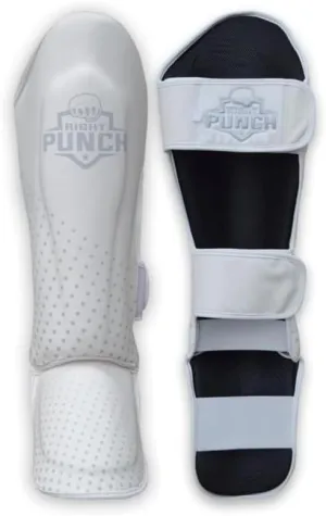 Shin Guards Kickboxing Leg Pads with Instep Protection, Muay Thai MMA Martial Arts Kicking Sparring Training Gear