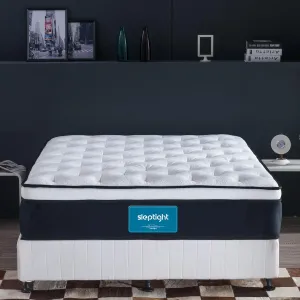 Short Queen Mattress, 12 Inches Pillow Top Hybrid RV Mattress in a Bag, Pocket Spring for Medium Firm Pressure Relief Camper