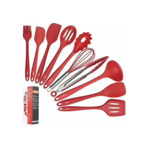 Silicone Cooking Utensils Set for Nonstick Cookware