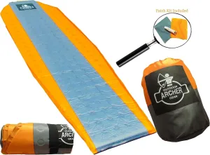 Single L Durable Comfort Self-Inflating Damp-Proof Foam Sleeping Pad Camping Mattress for Tent and Family Camping, 2.2 kg / 4.9 lbs
