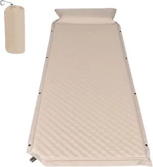 Single/Double Inflatable Sleeping Pad,Ultralight Portable Automatic Inflatable Mattress,Camping Mattress with Pillow,Quick Inflation Sleeping Bed for Backpacking,Hiking,Traveling (Single Person,3cm)