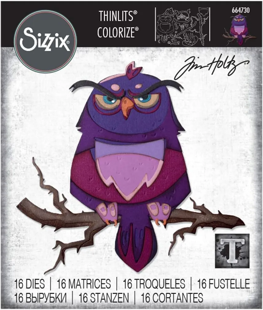 Sizzix Tim Holtz - THINLITS Dies, Arthur Colorize