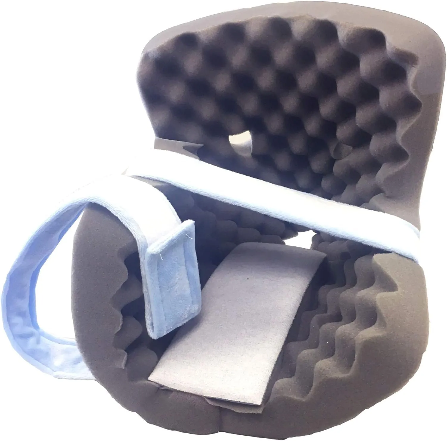 Skil-Care Foam Pressure Relieving Heel Protector - Universal, Smooth Foam Design with Cozy Cloth Straps, Ventilation Holes, 503400