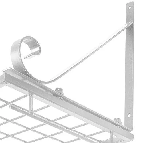 Sorbus Pots and Pan Rack — Decorative Wall Mounted Storage Hanging Rack — Multipurpose Wrought-Iron shelf Organizer for Kitchen Cookware, Utensils, Pans, Books, Bathroom (Wall Rack - Black)