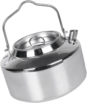 Sosoport Outdoor Water Heater Kettle Portable Tea Pot Camping Water Kettle Sturdy Lockable Handle Perfect for Camping