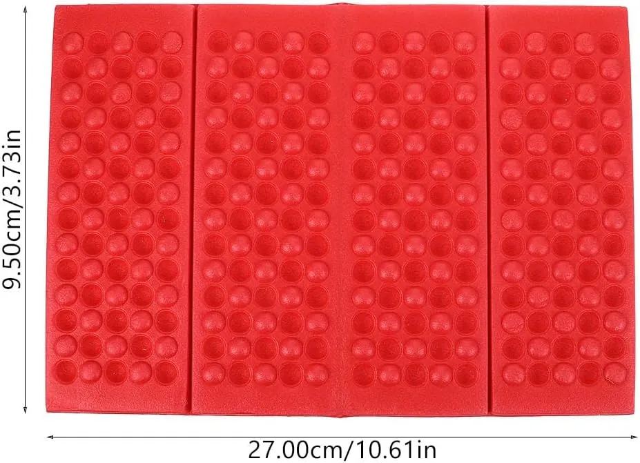 Sosoport Sleeping Pad Camping Matress Foldable Mattress Closed Cell Foam Pad Foam Sleeping Pad Z Rest Sleeping Pad Carpet Cushion Picnic Mat Cushion Seat Pad Water Proof Red Knee Pads