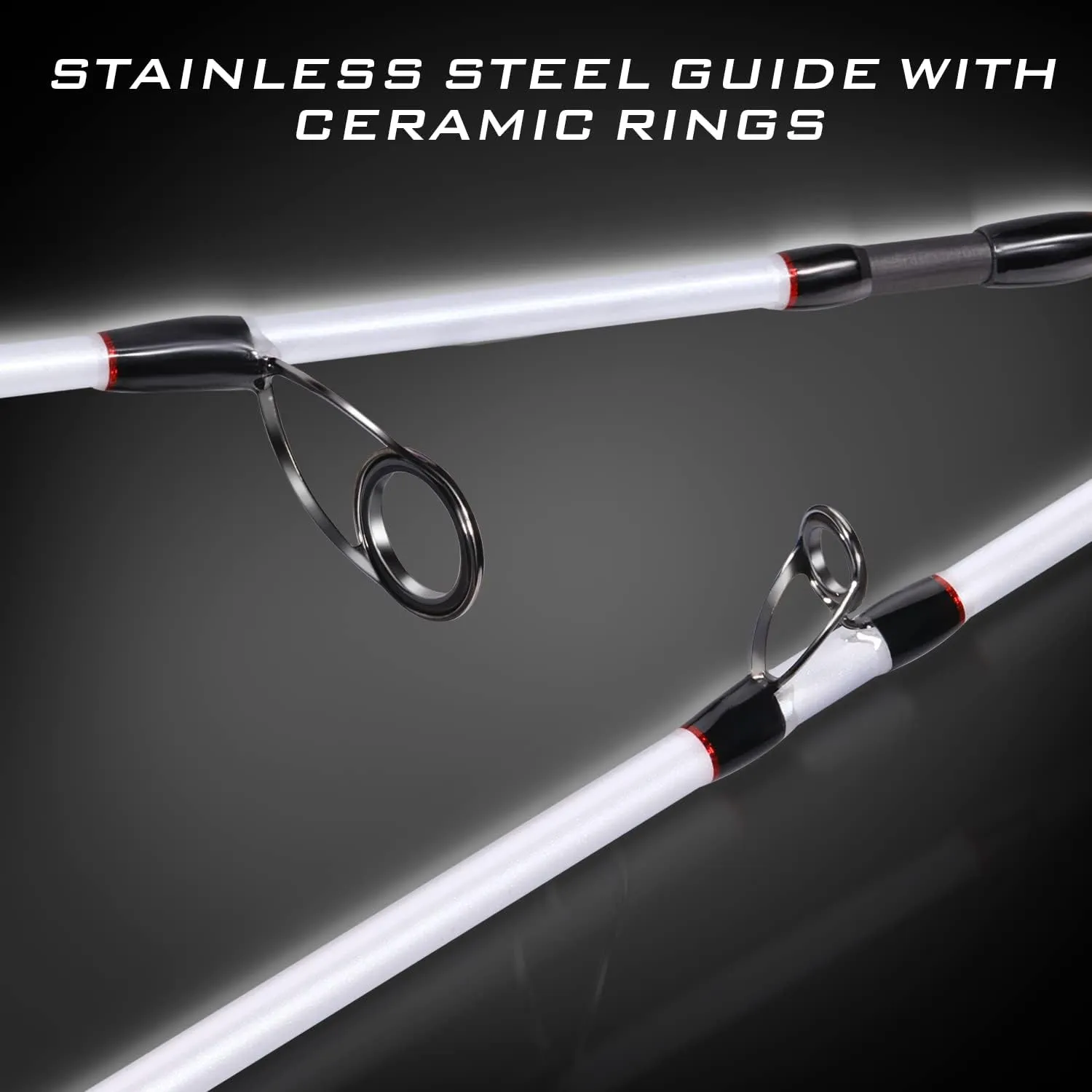 Sougayilang Fishing Rod and Reel Combo, Medium Heavy Fishing Pole with Baitcasting Reel Combo, 2-Piece Baitcaster Combo