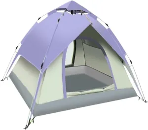 Spacious and Lightweight Fully Automatic Tent Outdoor Thickened Rainproof Double-Layer Tent Camping Sunproof and Stormproof Tent Outdoor Tent