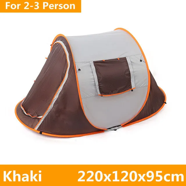 Spacious Automatic Tent for 4-5 Individuals