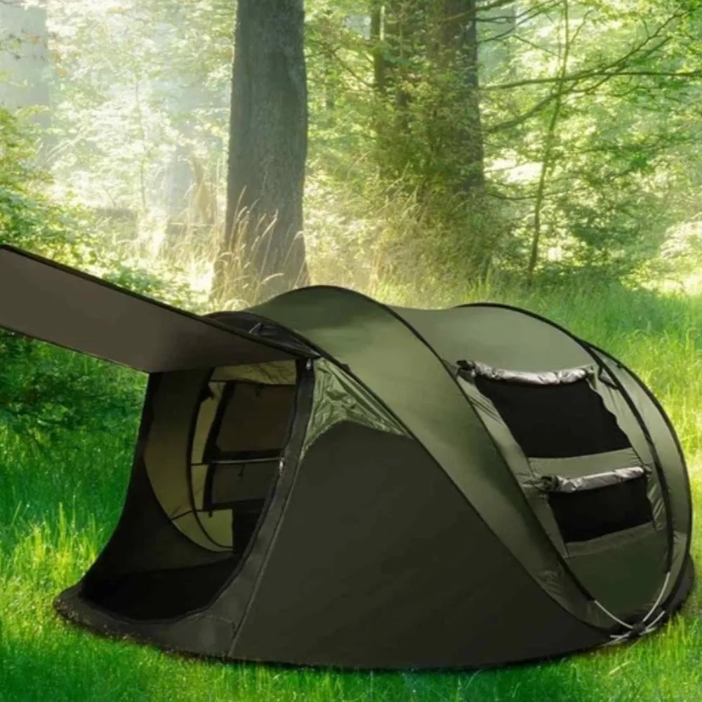 Spacious Automatic Tent for 4-5 Individuals
